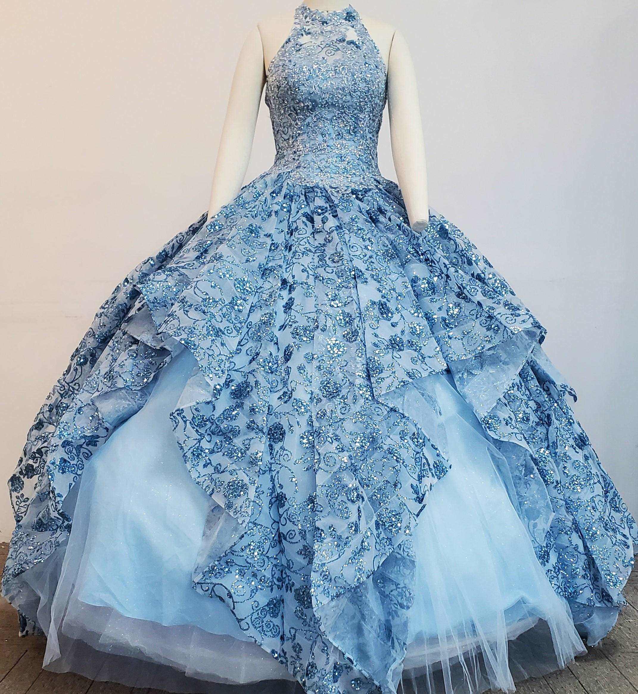 Gowns on, mermaid style, fashionable presence.