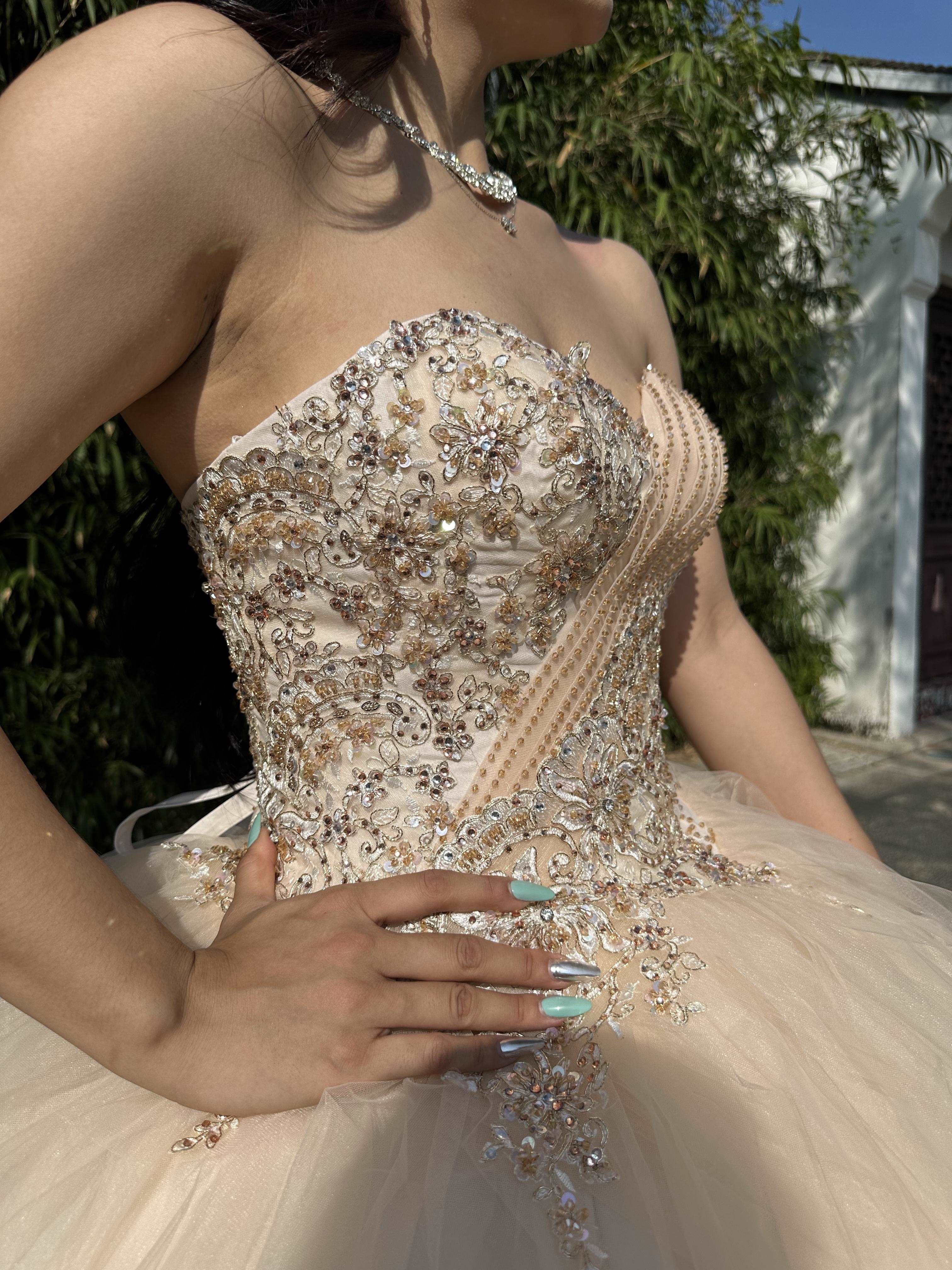 Fine gowns, 3D embroidery, weave dreamy tales.