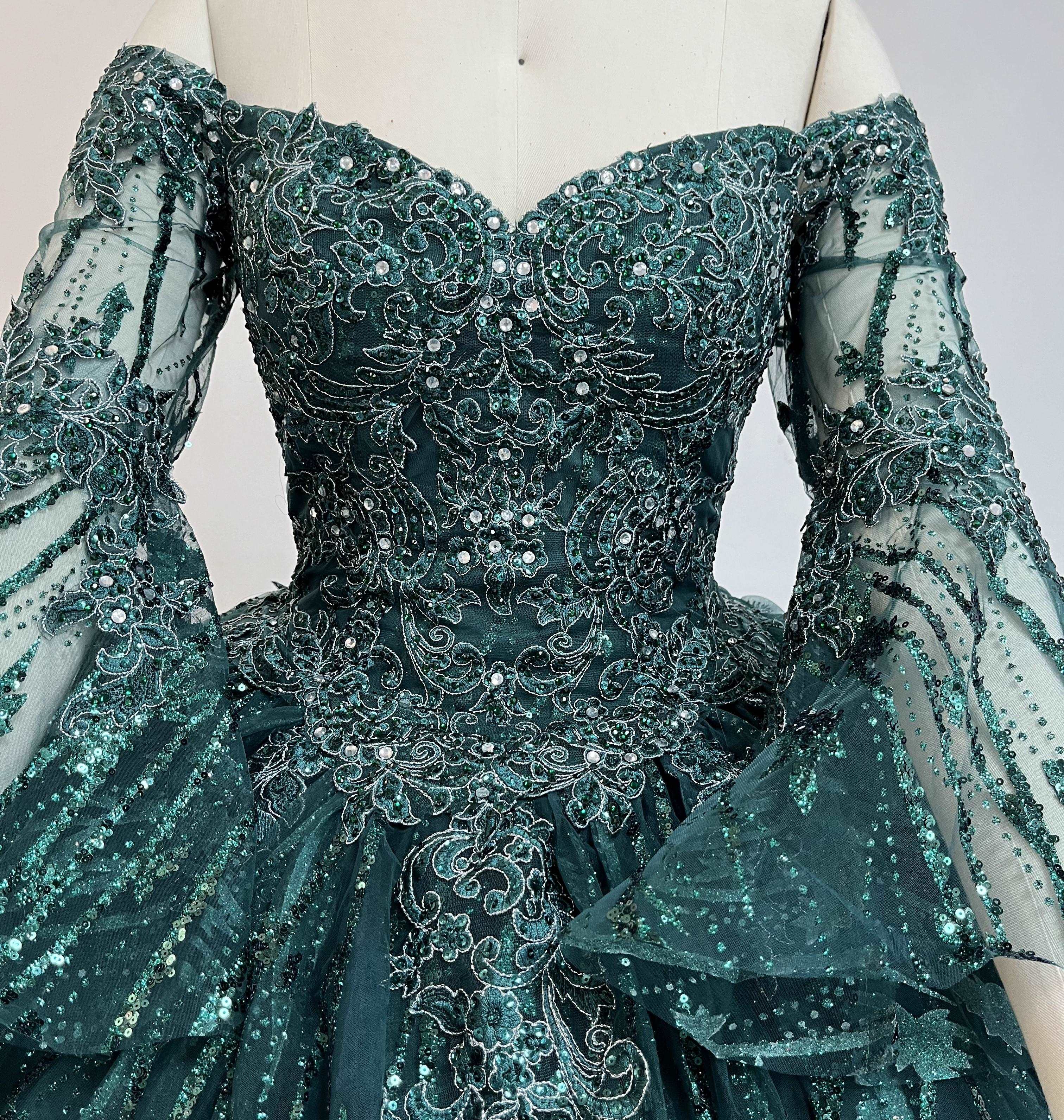 Fine gowns, 3D embroidery, weave dreamy tales.