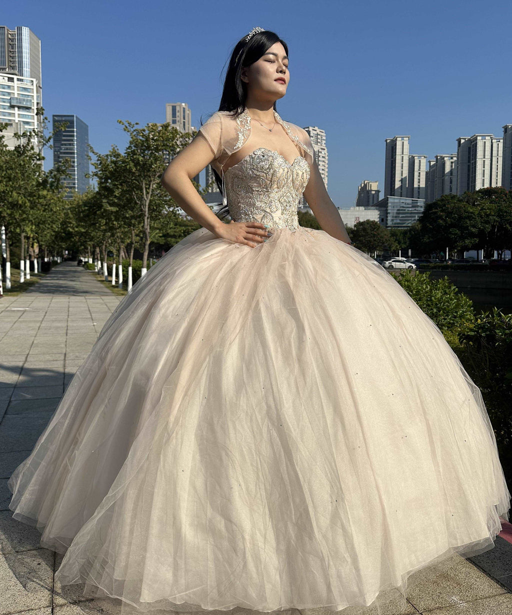 Elegant gowns, sparkling jewels, carve unique grace.