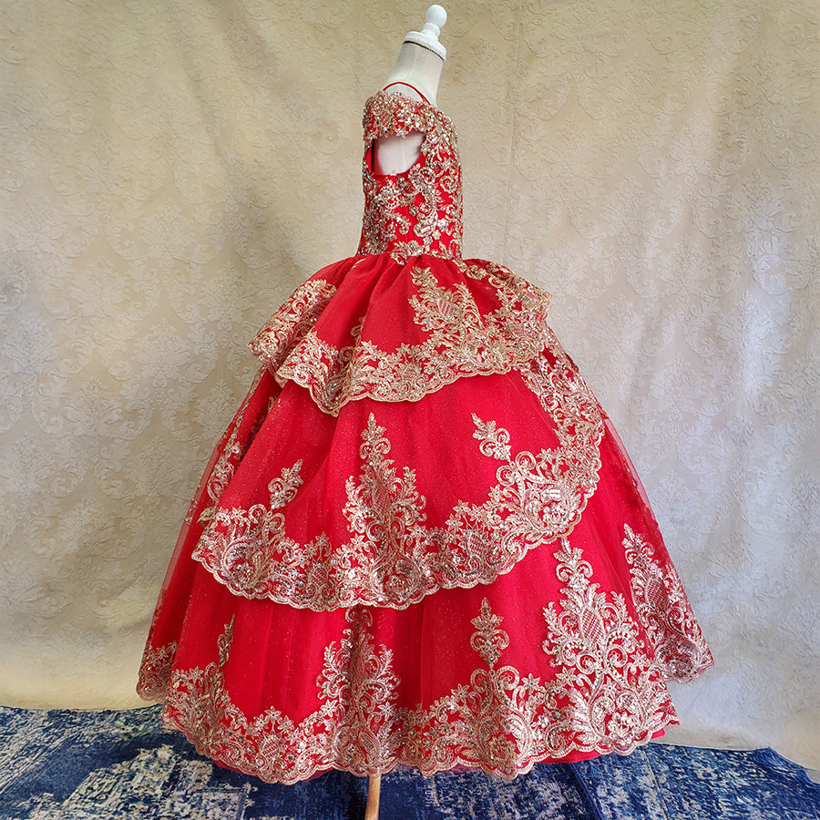 Children's clothing quinceanera dress