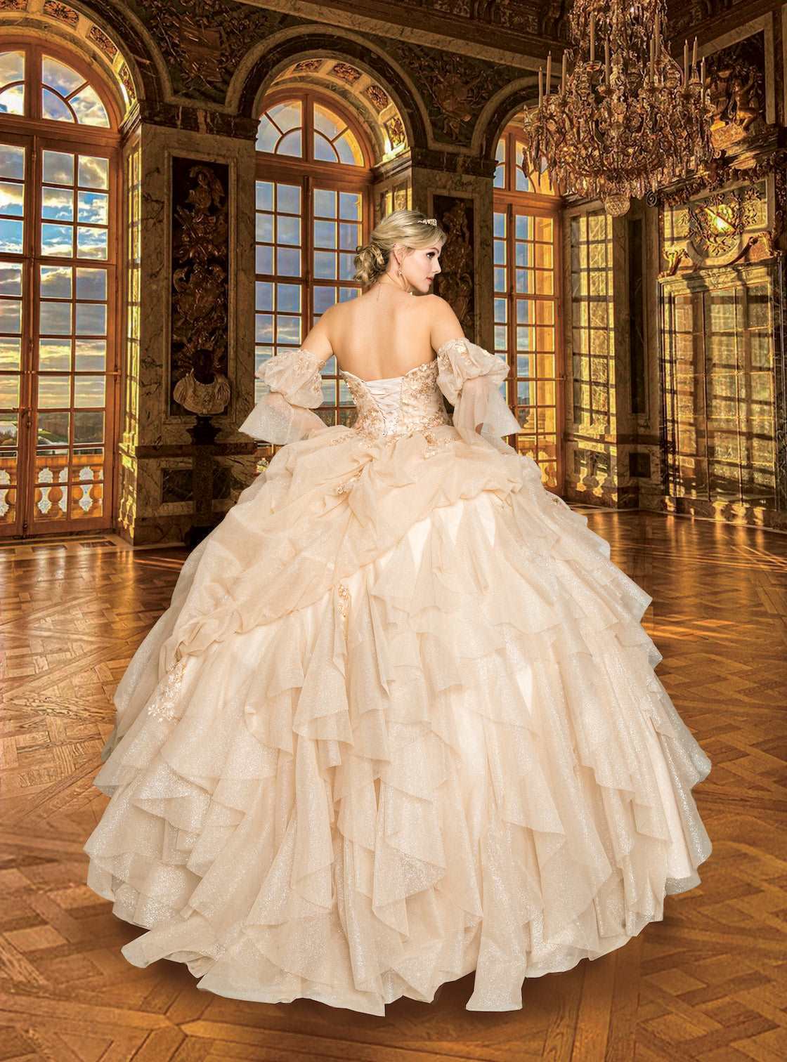 Fine gowns, 3D embroidery, weave dreamy tales.