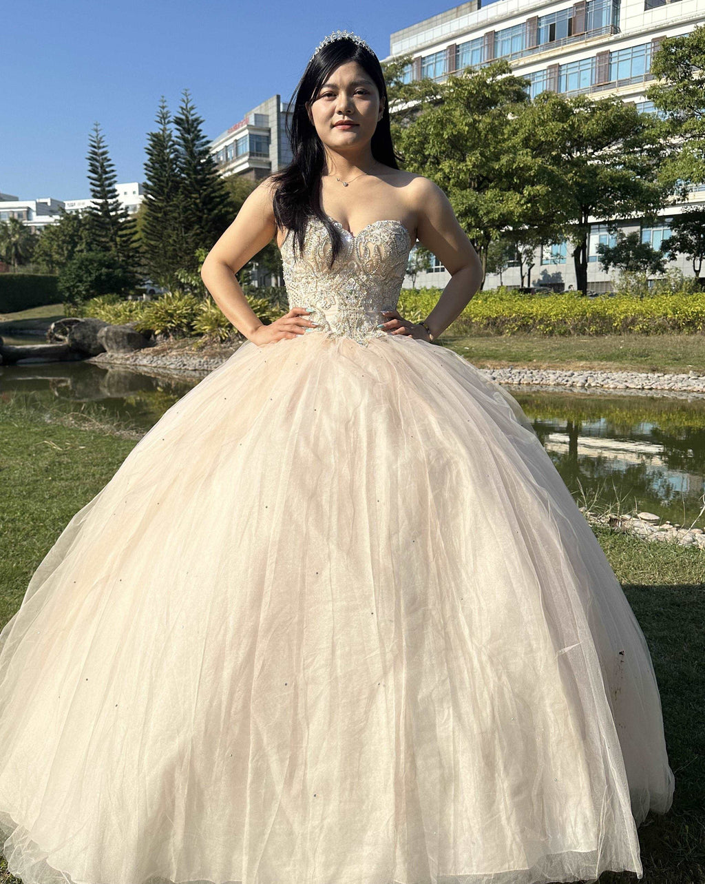 Elegant gowns, sparkling jewels, carve unique grace.