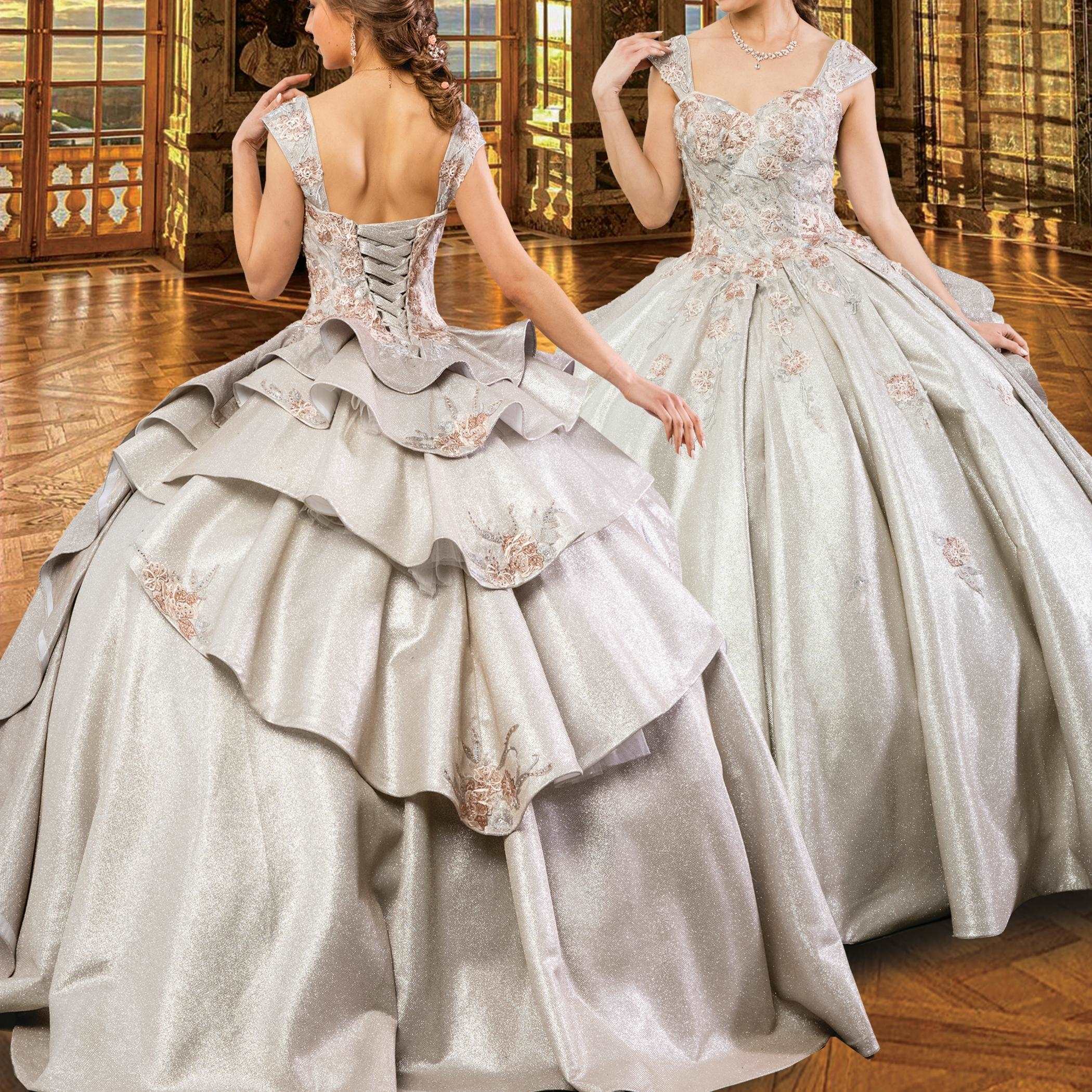Fine gowns, 3D embroidery, weave dreamy tales.