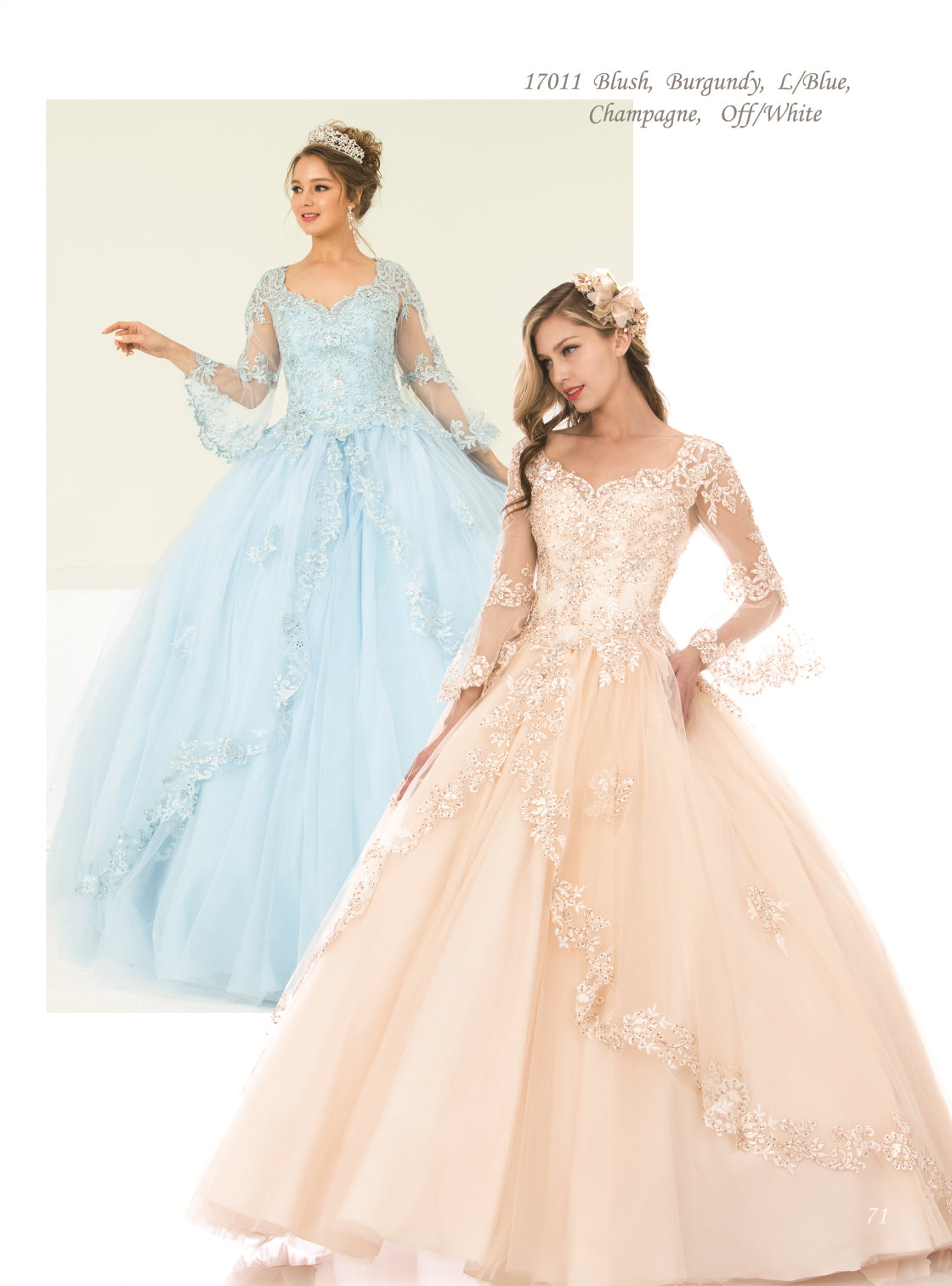 (LIVE 4) Beautiful Quinceanera Dress with Embroidery and Tulle in Pink Red and Blue Colors for Special Occasions