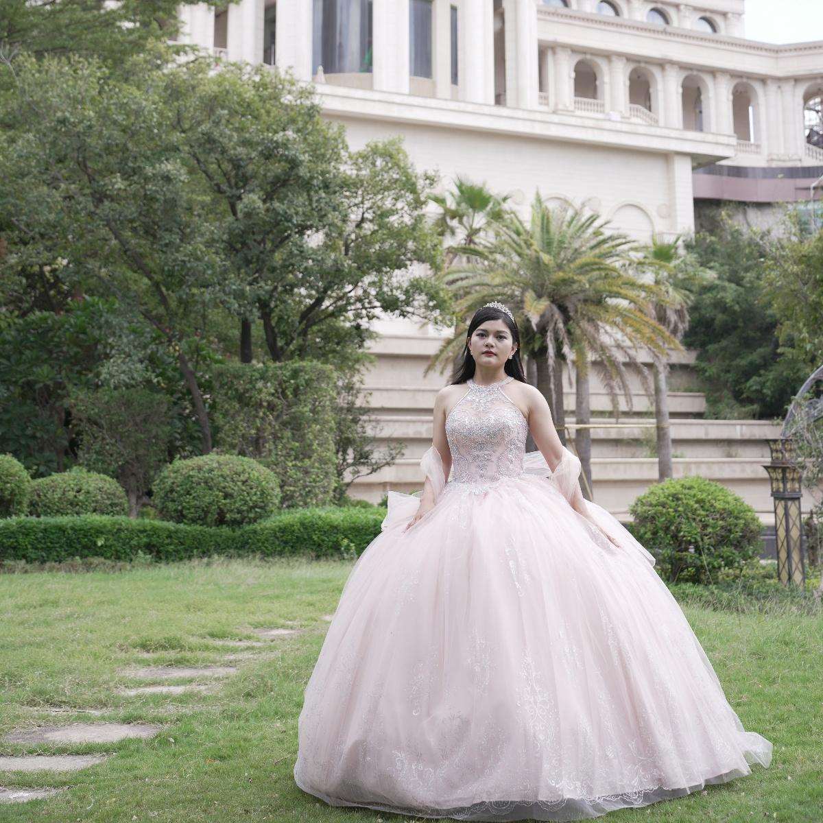 Adult gowns, soft chiffon, taste and class found.