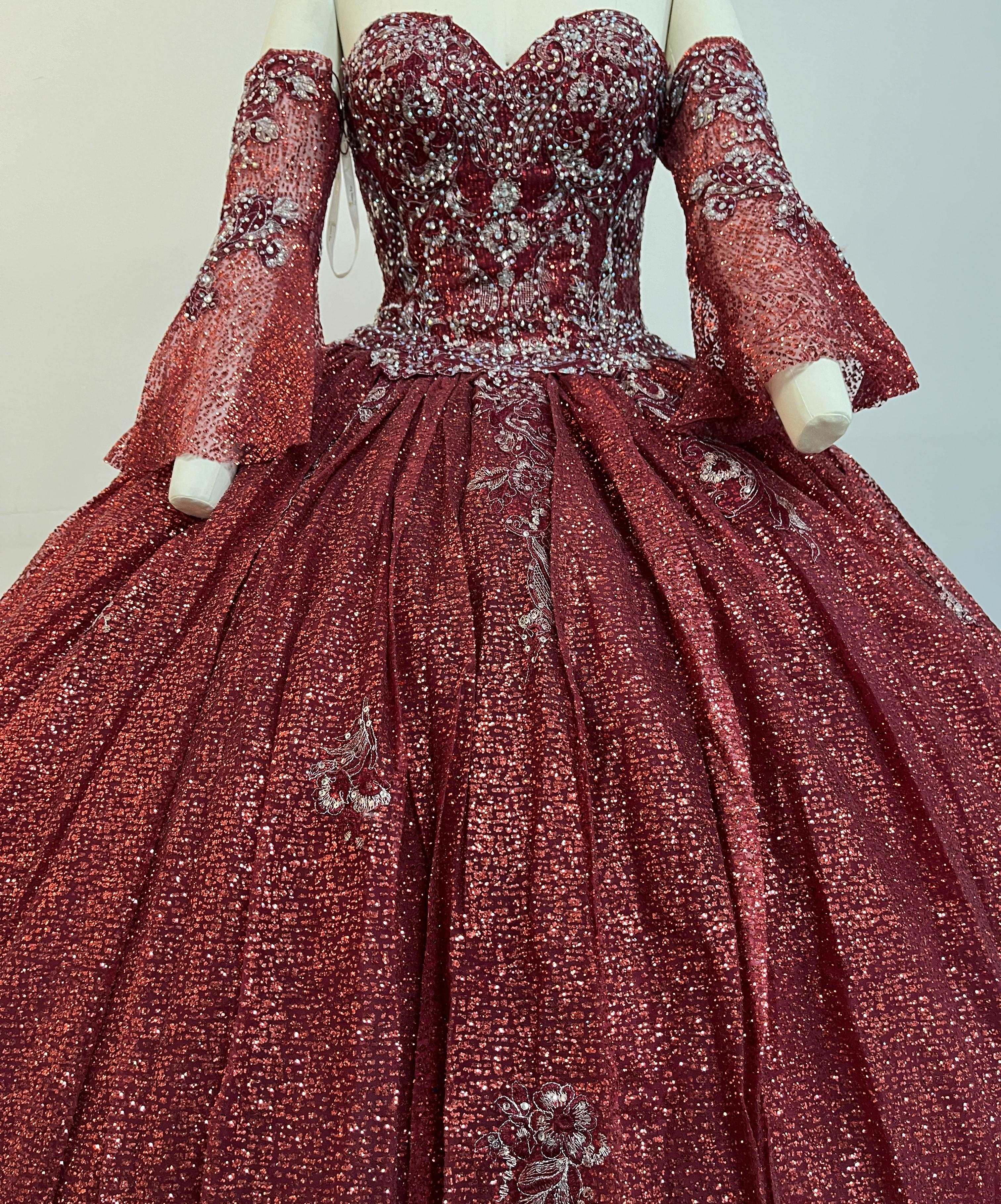 Gowns shine, lace details, light up occasions.