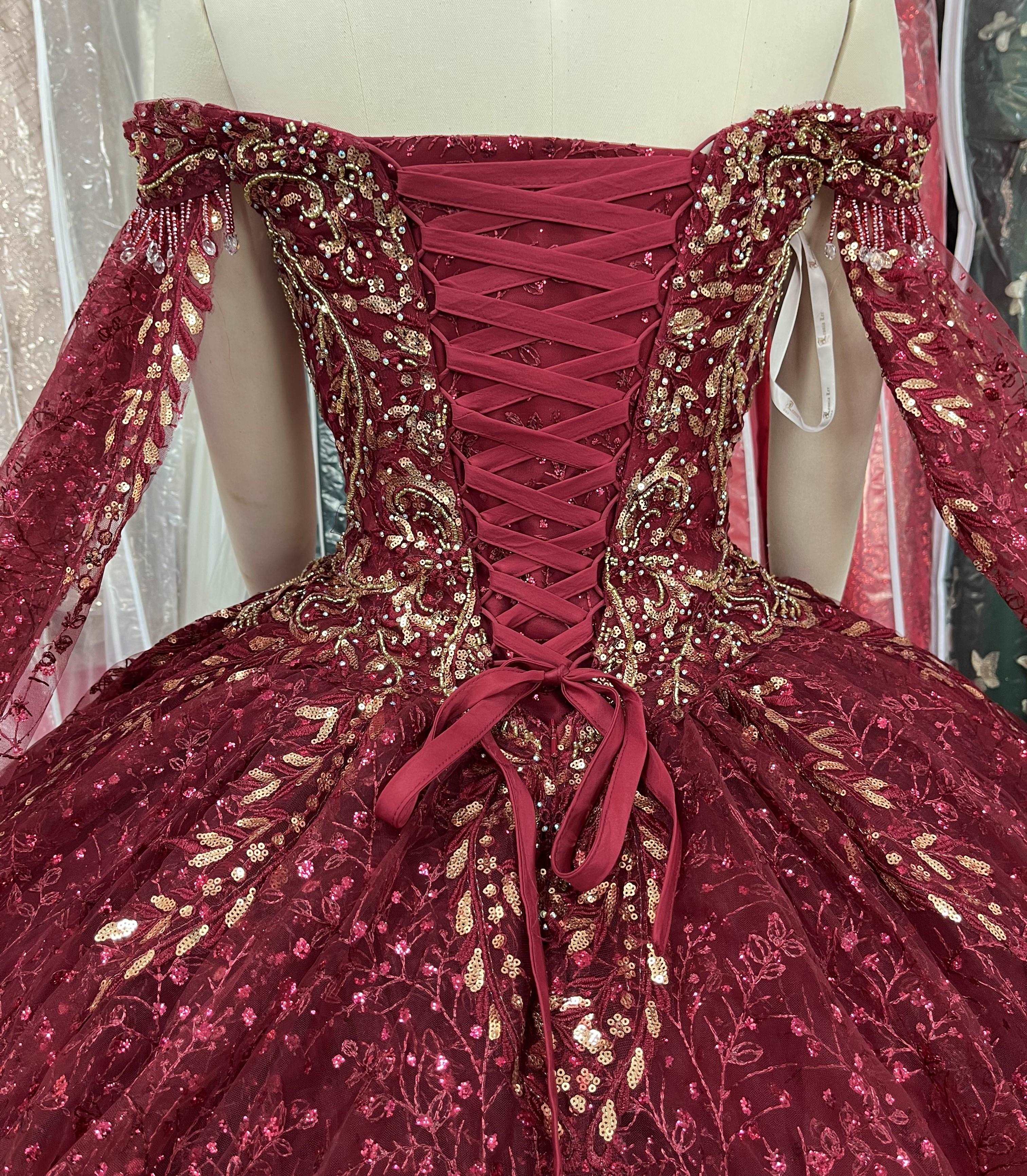 Gowns shine, lace details, light up occasions.