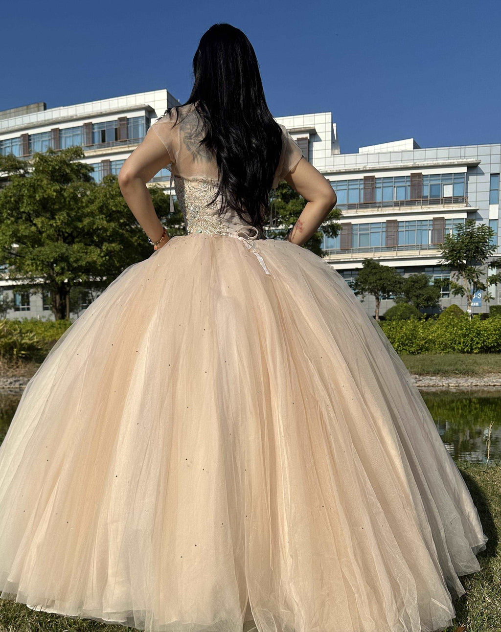 Elegant gowns, sparkling jewels, carve unique grace.
