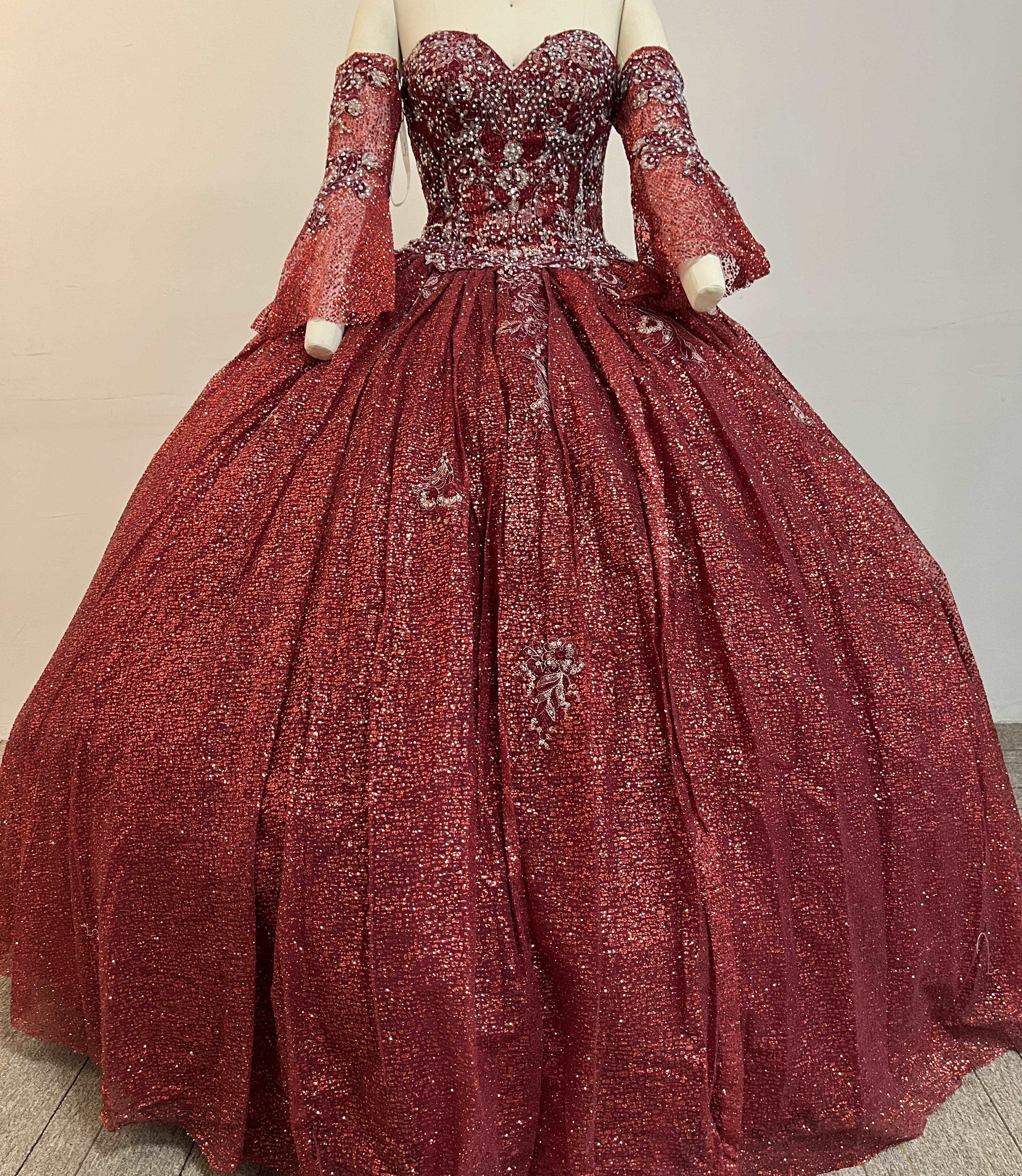 Gowns shine, lace details, light up occasions.