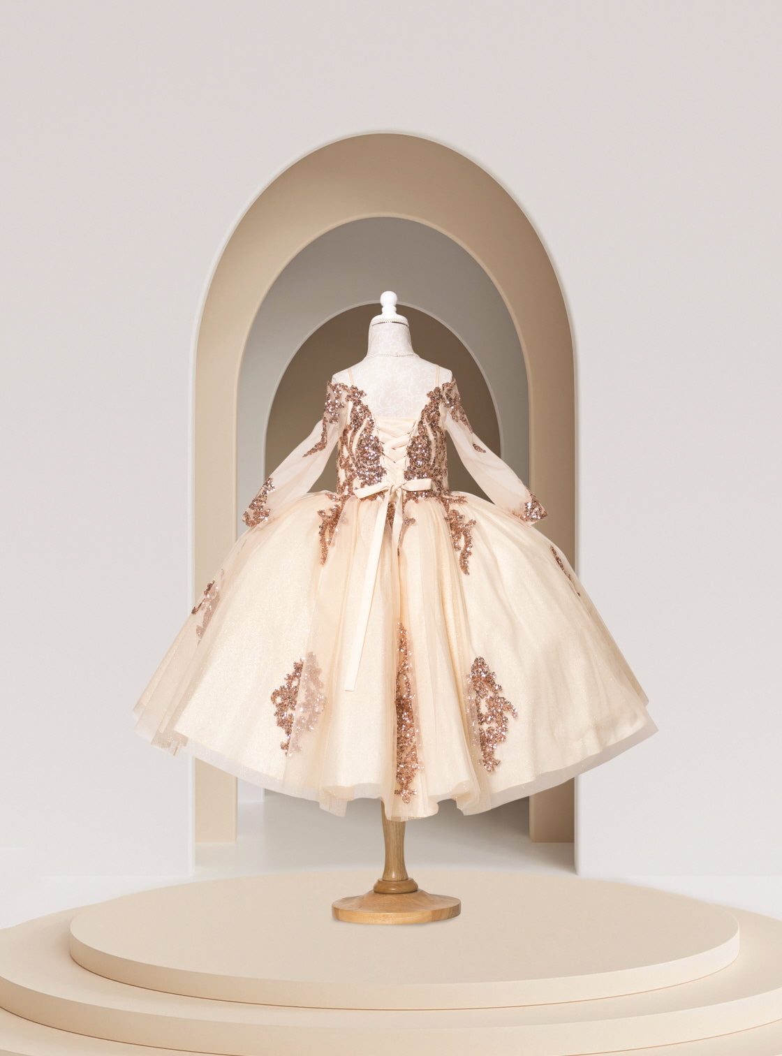 Children's clothing quinceanera dress